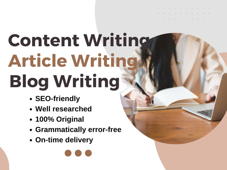 blog writing content writing